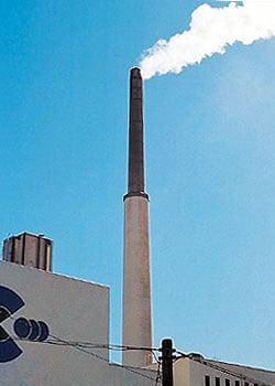 内筒化改造工事　炭素繊維補強　59m