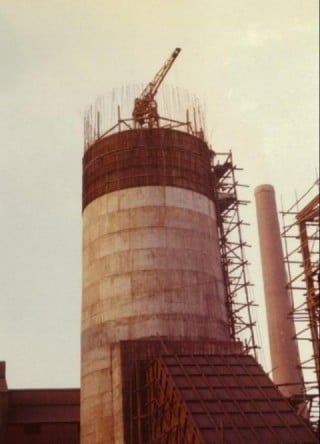 富士製鉄室蘭製鉄所110m